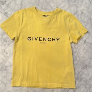 Givenchy Kids Yellow Logo T-Shirt 6